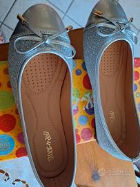 Ballerine argento nuove