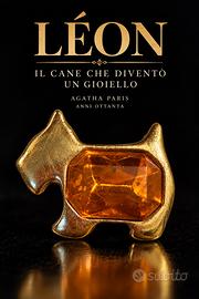 Spilla gioiello vintage Léon Agatha Paris