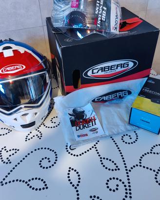 Casco Modulare Caberg Duke II XS + cardo Freecom1+