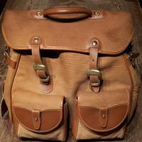 Zaino in pelle martellata anni 80