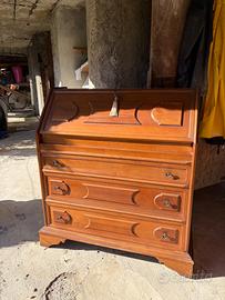 Cassettiera / Comò di legno vero Vintage