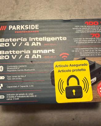 Batteria PARKSIDE 20V 4Ah Intelligente Nuova