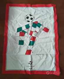 Foulard vintage Mondiali calcio Italia 90 Zucchi 