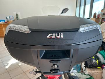 bauletto GIVI Riviera 46L, con piastra e cuscino