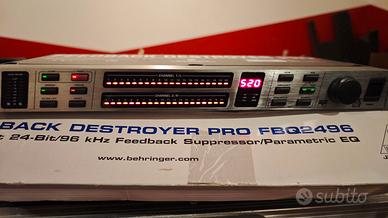 Behringer anti feedback fbq 2496