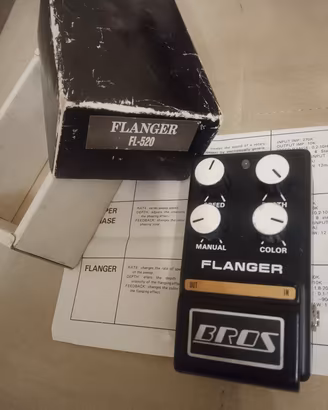 pedale flanger analogico anni 80 nuovo
