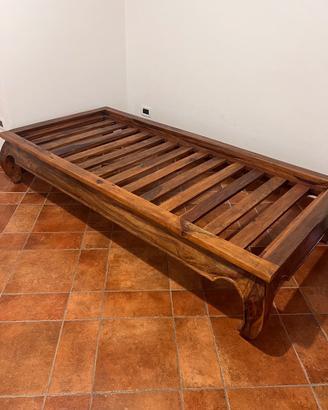 Letto in legno Teck