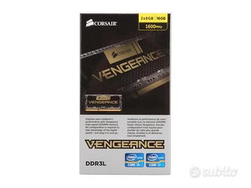 ram 16 GB (8x2) ddr3L 1600 Mhz Corsair venegeance