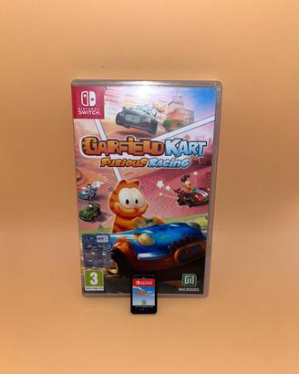 Garfield Kart furious racing nintendo switch gioco