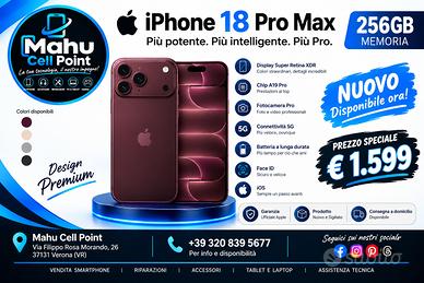Iphone 18 Pro Max | 256GB | Burgundy