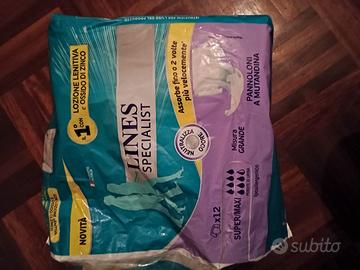 7 pacchi di Mutandine/pannoloni assorbenti 