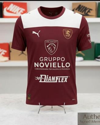 Maglia Salernitana Puma Ferrari 10 autografi L