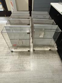 Vetrine plexiglass parrucchiere, estista, profumi