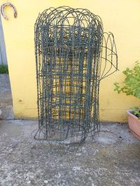 Rete metallica plastificata