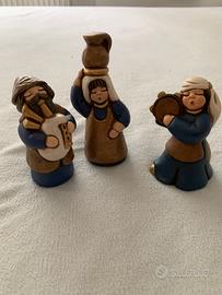 Personaggi del presepe classico blu Thun