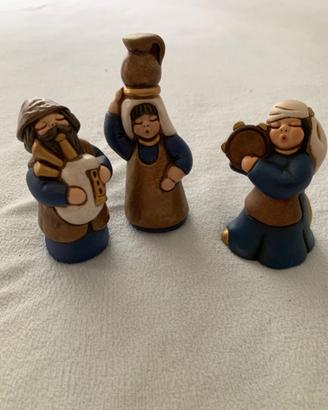 Personaggi del presepe classico blu Thun