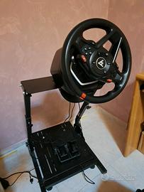 Postazione Volante gaming con pedaliera