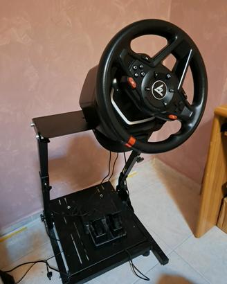 Postazione Volante gaming con pedaliera