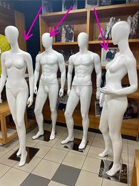 Manichini uomo/donna