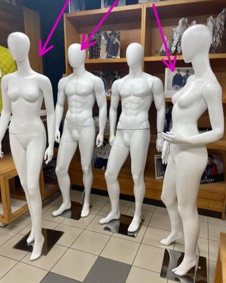 Manichini uomo/donna