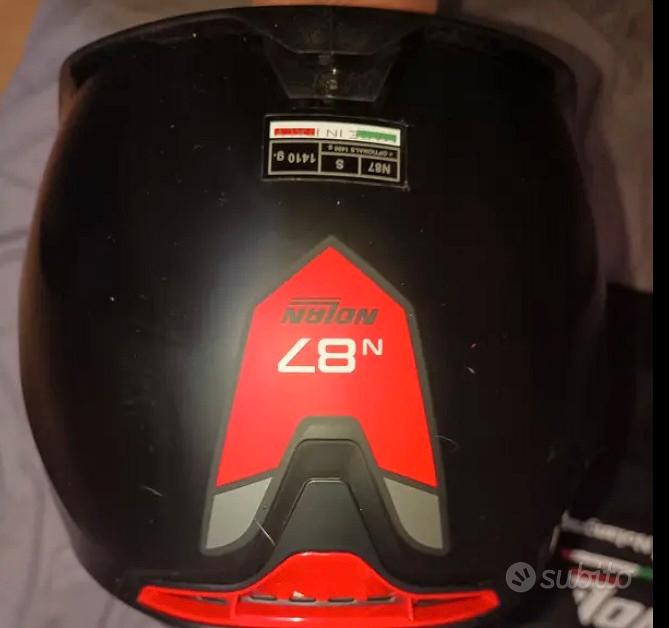 Casco moto integrale nolan n87 Nero-Rosso - Accessori Moto In vendita a  Brescia