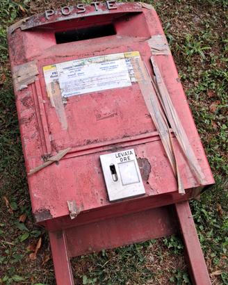 vintage vecchia porta lettera poste italiane 