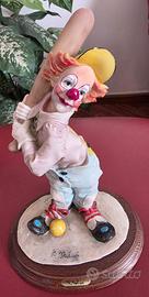 Statua clown Capodimonte porcellana – Auro Belcari