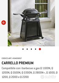 Carrello per barbecue weber serie Q