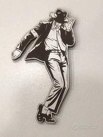 Calamita legno frigo MICHAEL JACKSON new 10 Cm