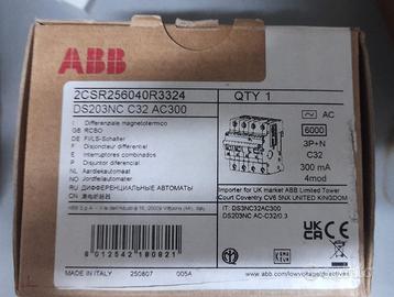 Interruttore magnetotermico differenziale abb