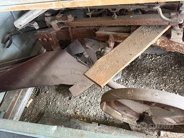 Aratro Nardi monovomere a carrello non idraulico