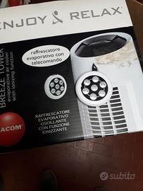 raffrescatore evaporativo BreezerTower oscillante