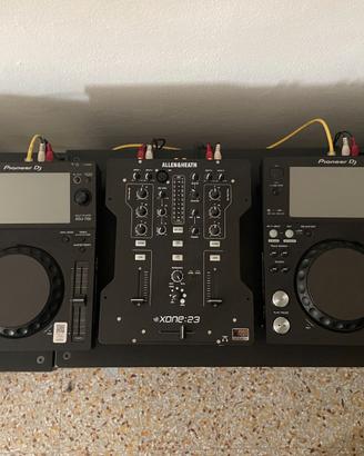 A&H Xone 23 + Pioneer XDJ 700