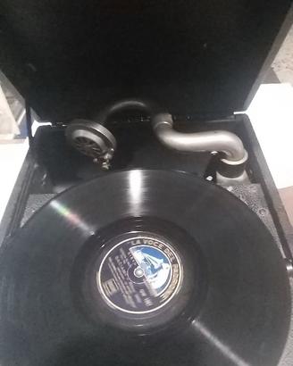 Grammofono a Valigetta La Voce del Padrone Vintage