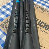 Coppia flauti come nuovi dood 2.0 nero-blu e nero