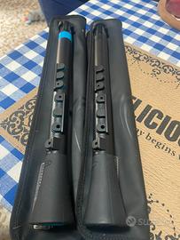 Coppia flauti come nuovi dood 2.0 nero-blu e nero