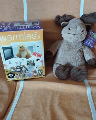 Peluche ALCE Warmies si scalda e si raffredda