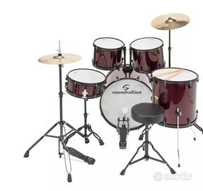 batteria acustica completa 