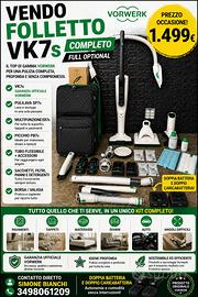 Folletto Vk 7 S COMPLETO GARANZIA UFFICIALE