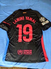 maglia T-shirt Barcellona Lamine Yamal 19 nuova 