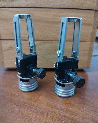 Coppia portalampade con interruttore