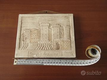 Quadretto gesso e legno Maschio Angioino di Napoli