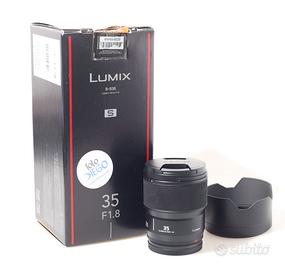 OBIETTIVO PANASONIC LUMIX S 35 MM F/1.8. L-MOUNT.