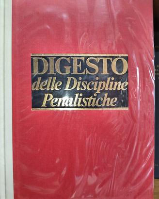 Digesto edizione quarta  Penale opera competa