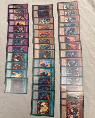 YuGiOh deck Drago nero occhi rossi + extra deck