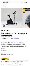 Cyclette domyos 500
