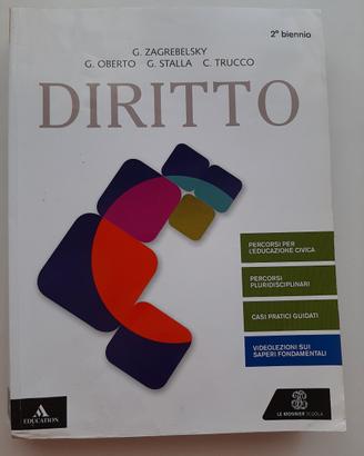 Diritto 2° biennio - ISBN 9788800358262