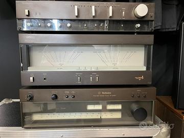 Amplificatore + finale + sintonizzatore TECHNICS