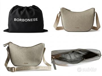 Borsa borbonese tracolla modello mezzaluna