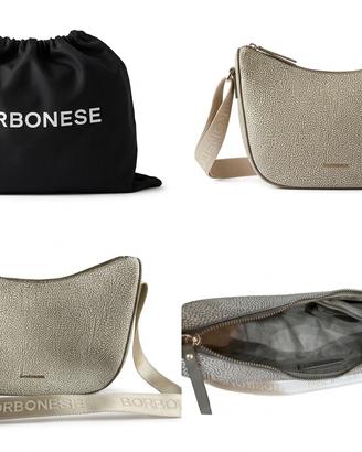 Borsa borbonese tracolla modello mezzaluna